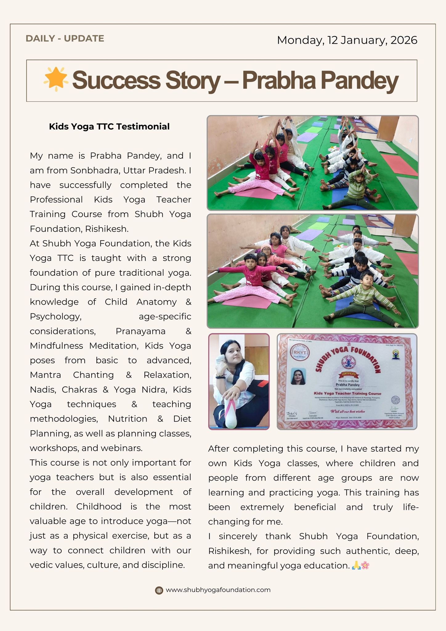 Kids Yoga Teacher Training Course -1
