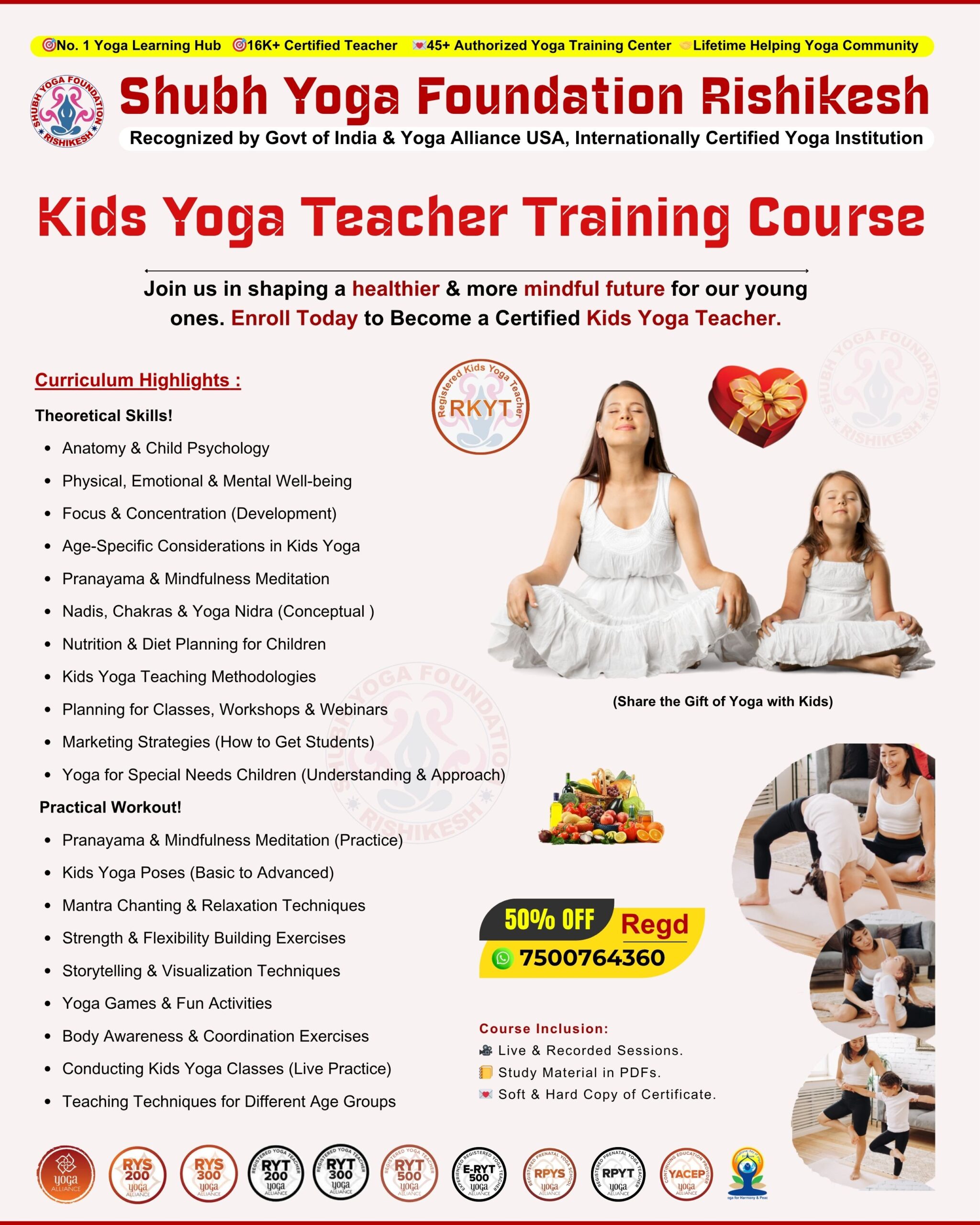 Kids Yoga Teacher Training Course