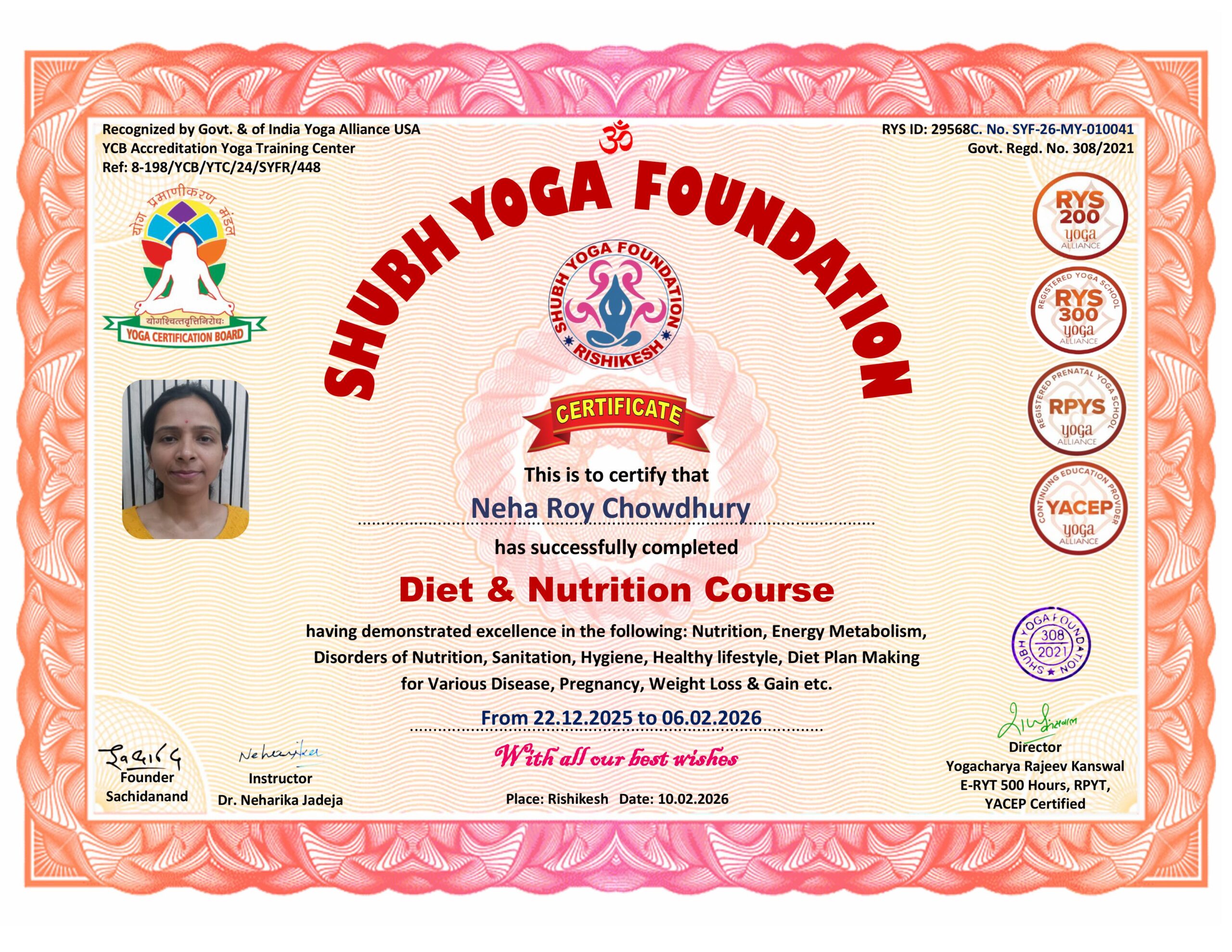 RPYT 85 Hours Garbh Sanskar & Prenancy Prenatal - Postnatal Yoga Teacher Training Coourse (3)